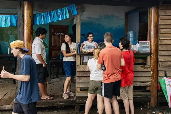 Volunteers in host community