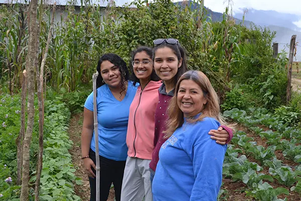 AMIGOS staff and local community members
