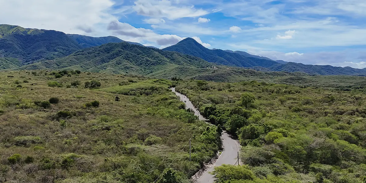 Mountainous Dominican landscape