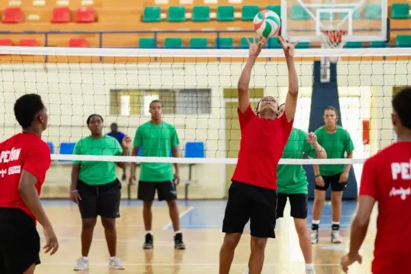 Volelyball tournament in the Barahona project