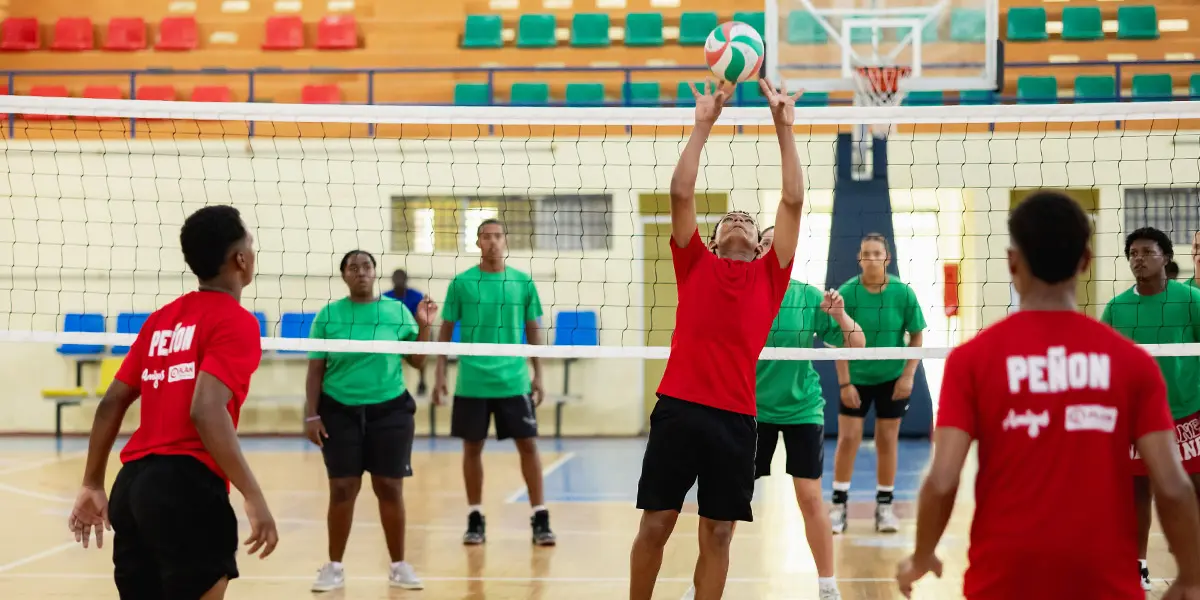 Volelyball tournament in the Barahona project