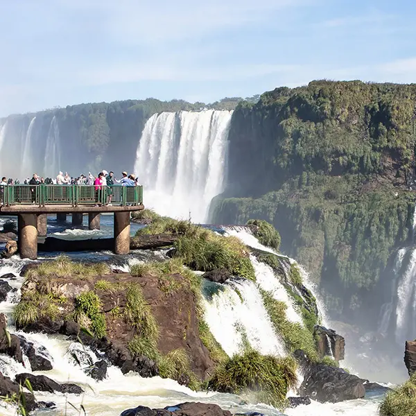 Visit the stunning Iguazu falls