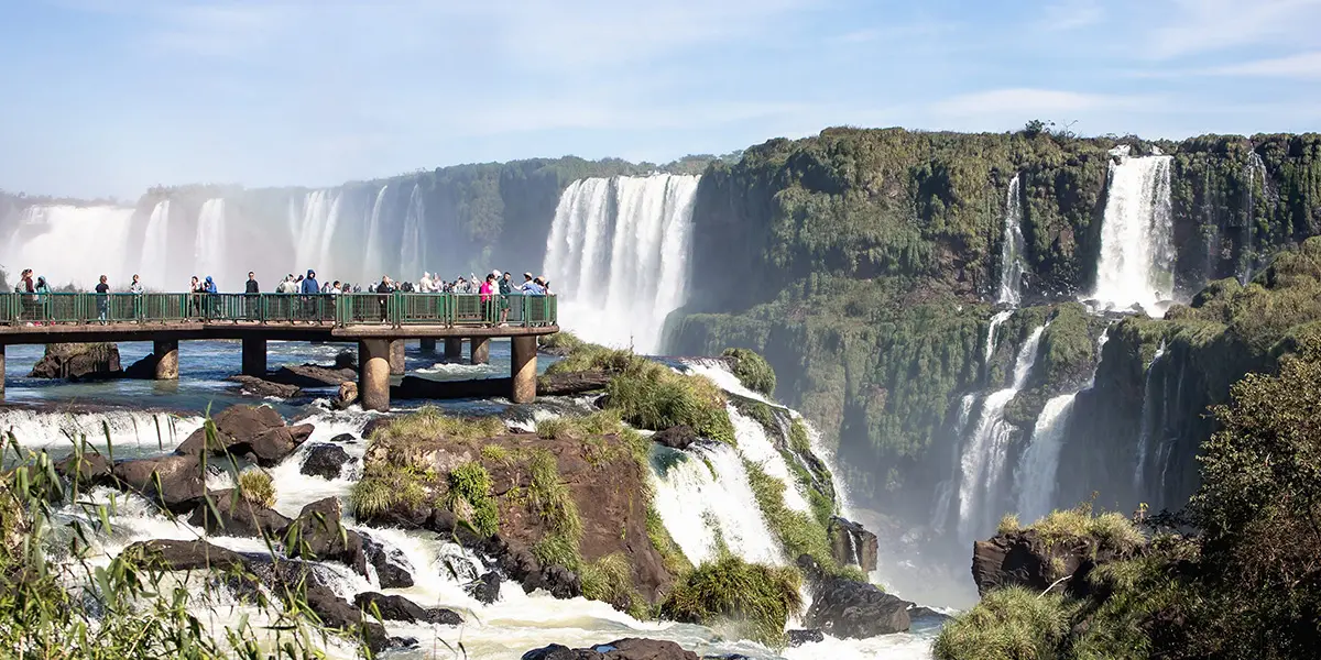 Visit the stunning Iguazu falls