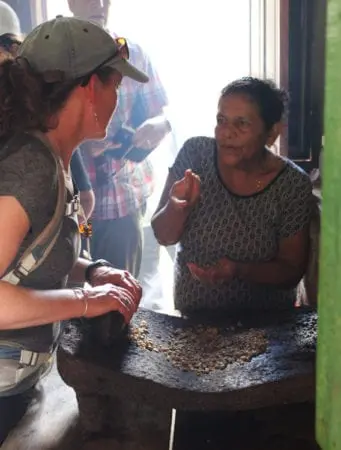 Making coffee
